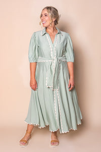 Sherry Midi Dress in Mint