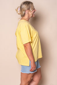 Simplified Tee in Yellow - Foxwood