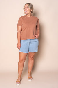 AAE Washed Tee in Cinnamon - All About Eve