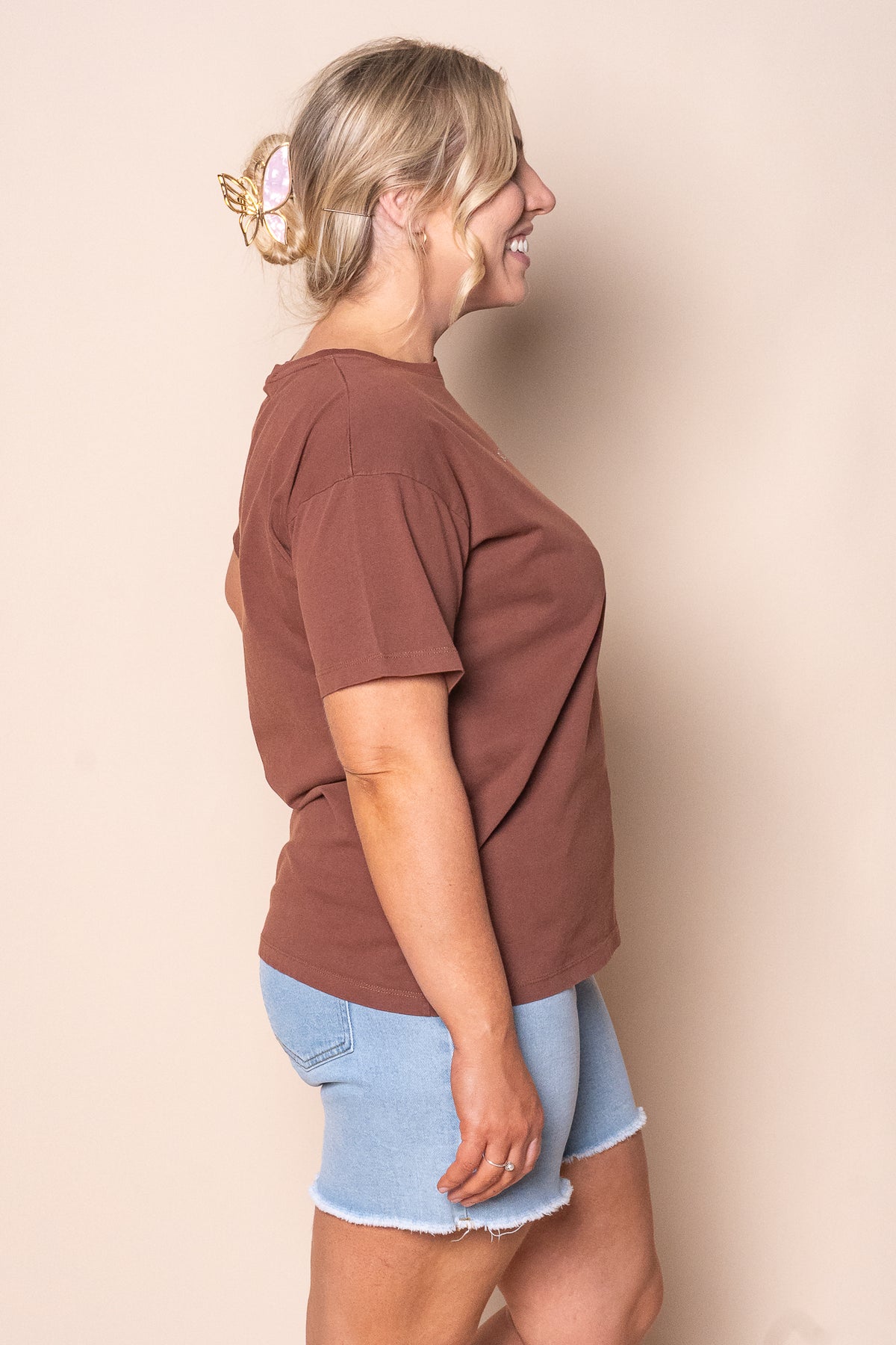 Logo Tee in Brown - Silent Theory