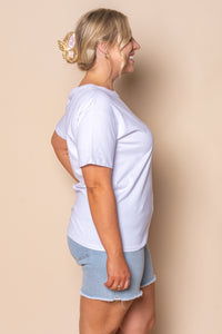 Logo Tee in White - Silent Theory