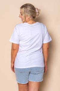 Logo Tee in White - Silent Theory