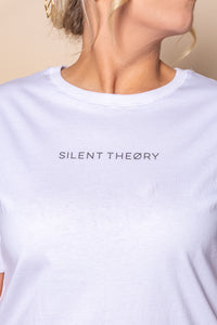 Logo Tee in White - Silent Theory