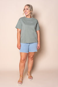 Logo Tee in Green - Silent Theory