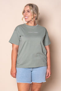 Logo Tee in Green - Silent Theory