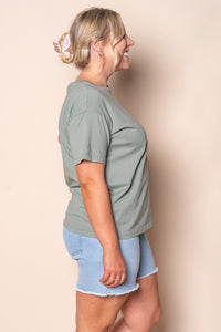 Logo Tee in Green - Silent Theory