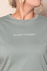Logo Tee in Green - Silent Theory