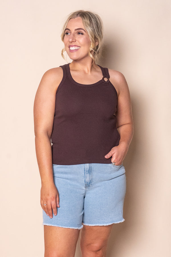 Sierra Tank in Brown - All About Eve