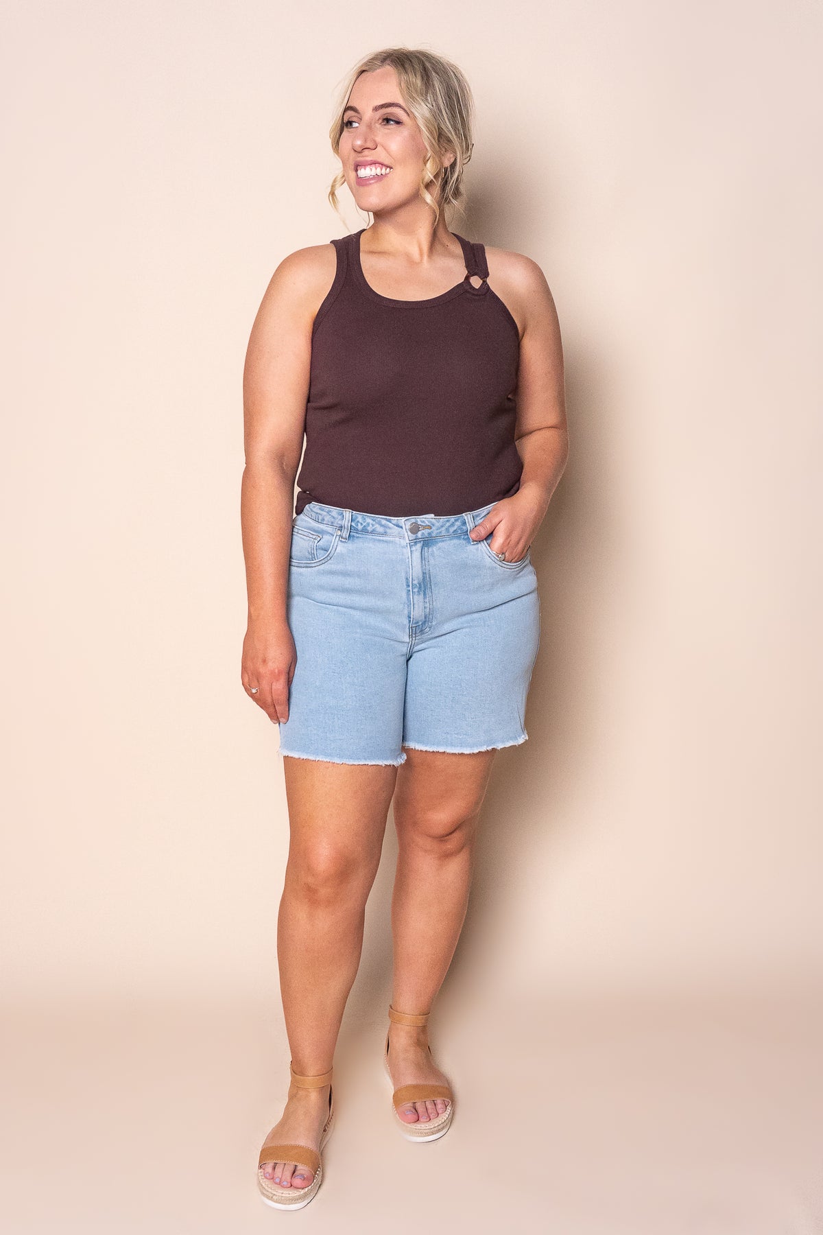 Sierra Tank in Brown - All About Eve