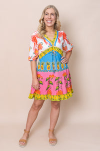 Estelle Dress in Multi