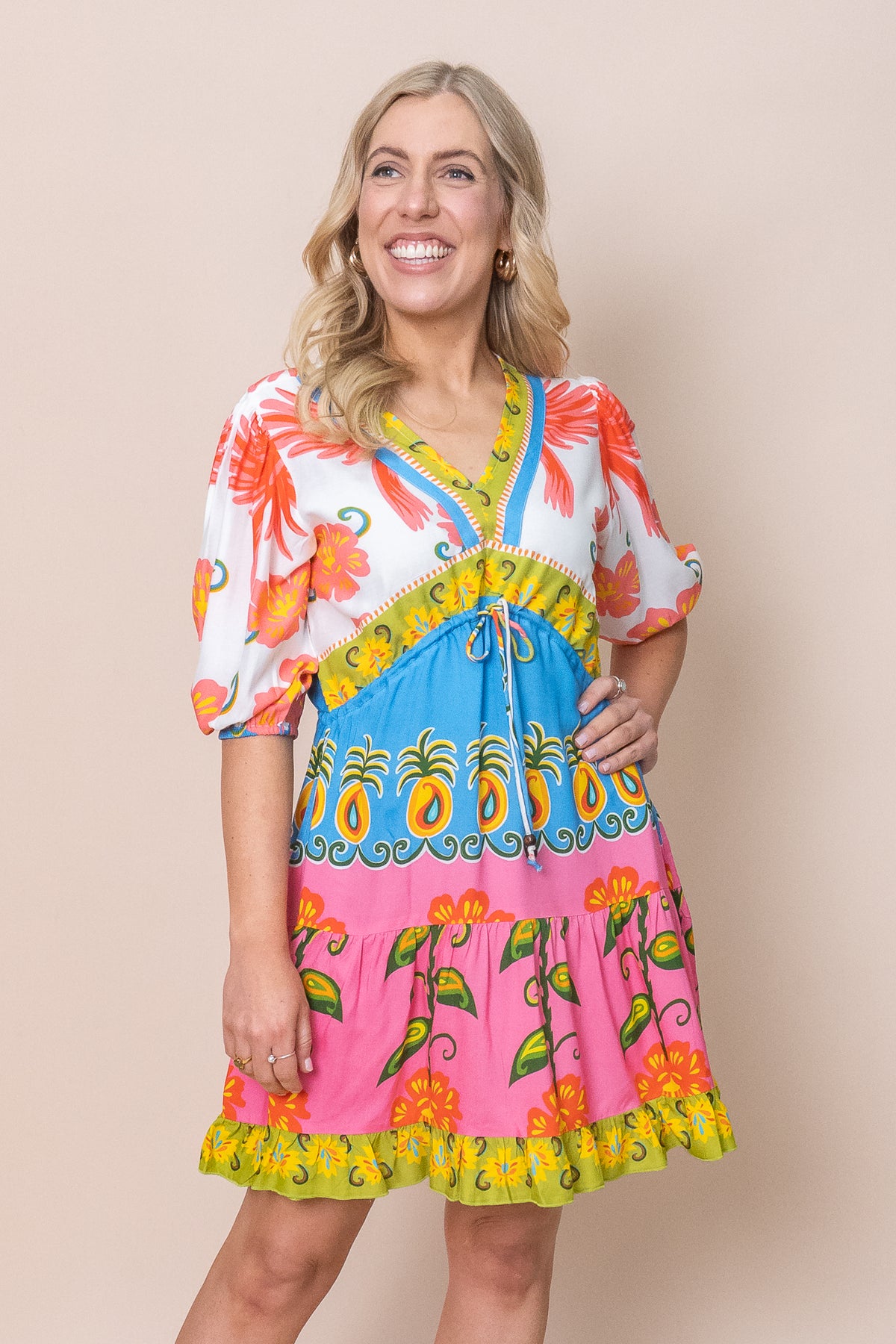 Estelle Dress in Multi