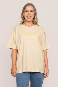 Interval Tee in Lemon/Apricot - Foxwood