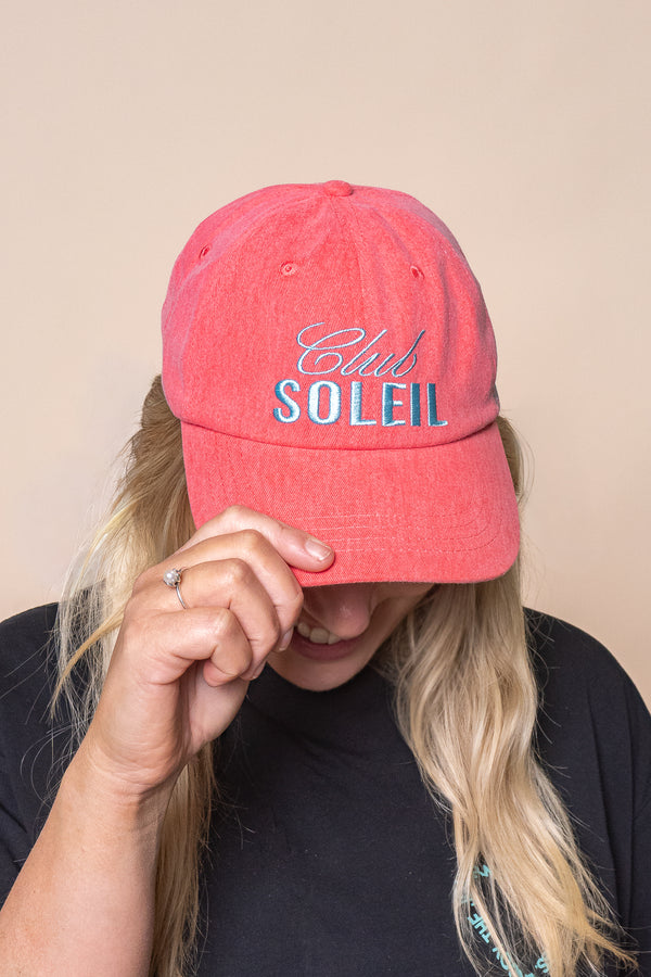 Club Soleil Cap in Red - All About Eve