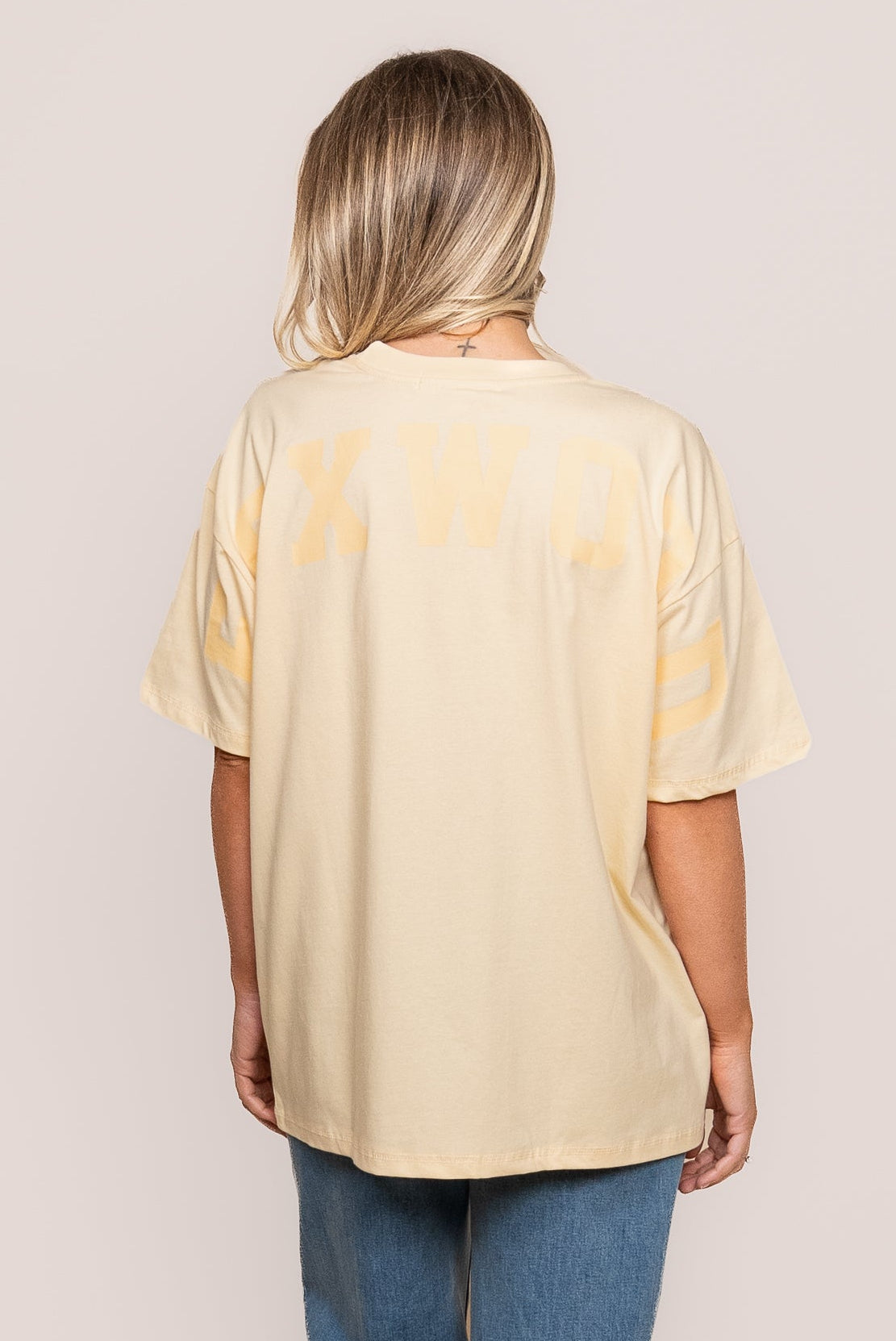 Interval Tee in Lemon/Apricot - Foxwood