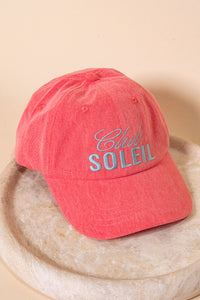 Club Soleil Cap in Red - All About Eve