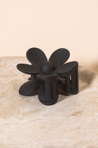 Flower Hairclip in Black