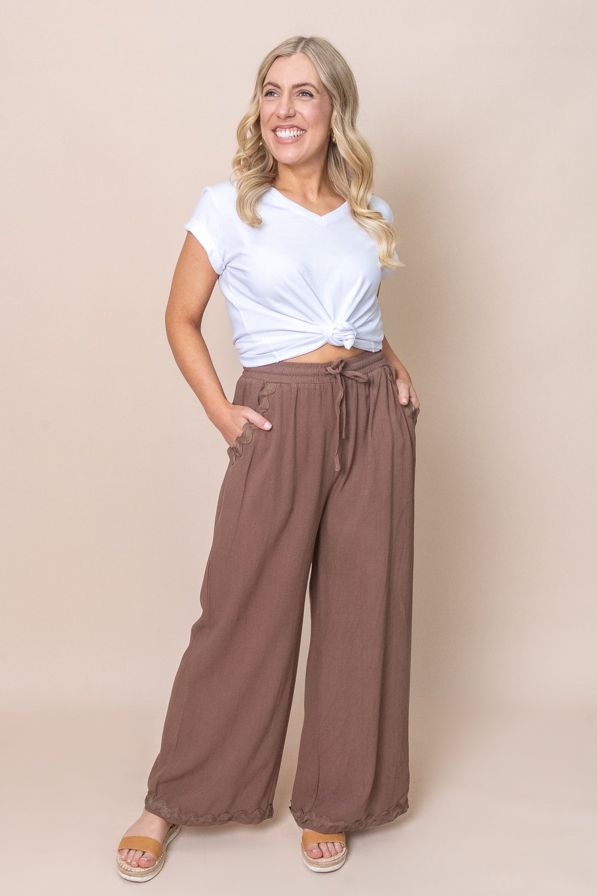 Zilo Pants in Chocolate