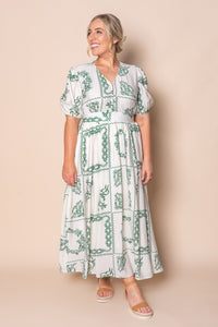 Willarose Midi Dress in Green
