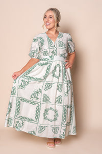 Willarose Midi Dress in Green