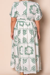 Willarose Midi Dress in Green