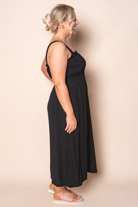 Dandelion Midi Dress in Black - Foxwood