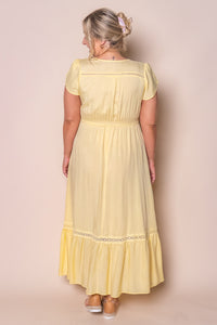 Fernie Maxi Dress in Lemon