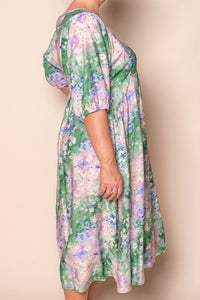 Liberty Midi Dress in Green