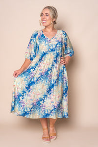 Liberty Midi Dress in Blue