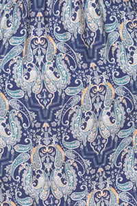 Abigail Midi Dress in Navy