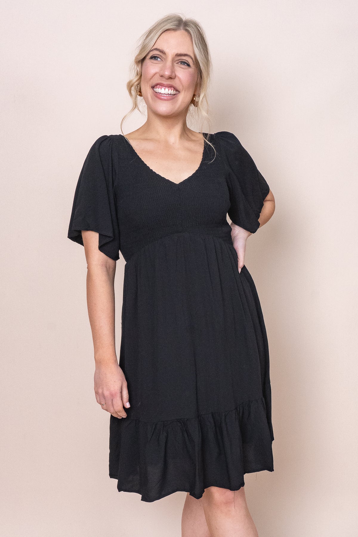 Leni Dress in Black