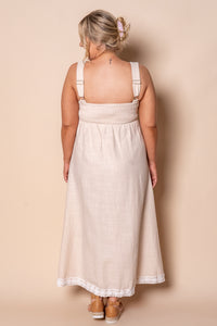 Rachelle Midi Dress in Ivory