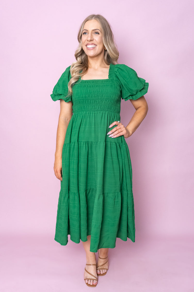 Eloise Dress in Green