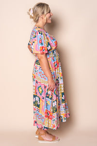 Dizzy Midi Dress in Multi