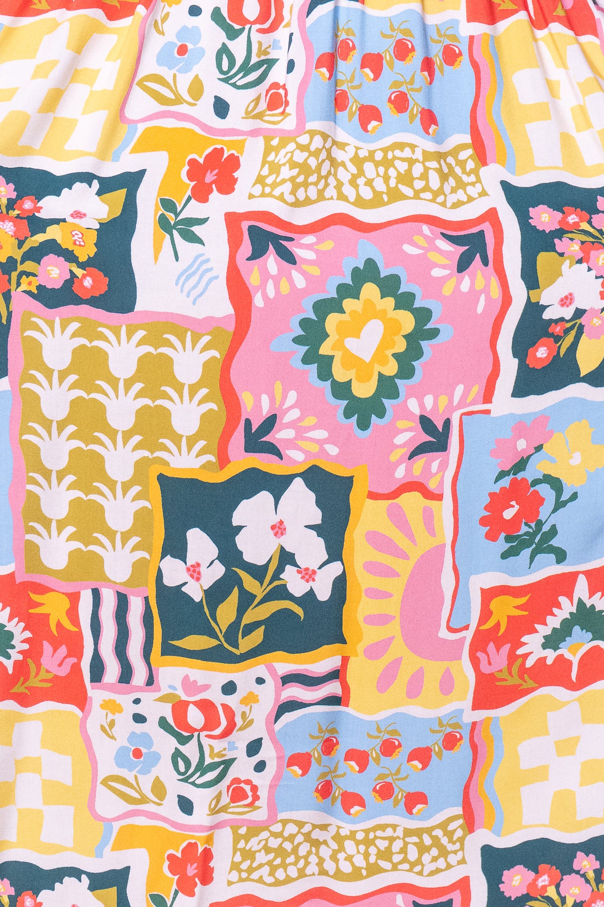 Dizzy Midi Dress in Multi