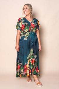 Terri Maxi Dress in Dark Teal