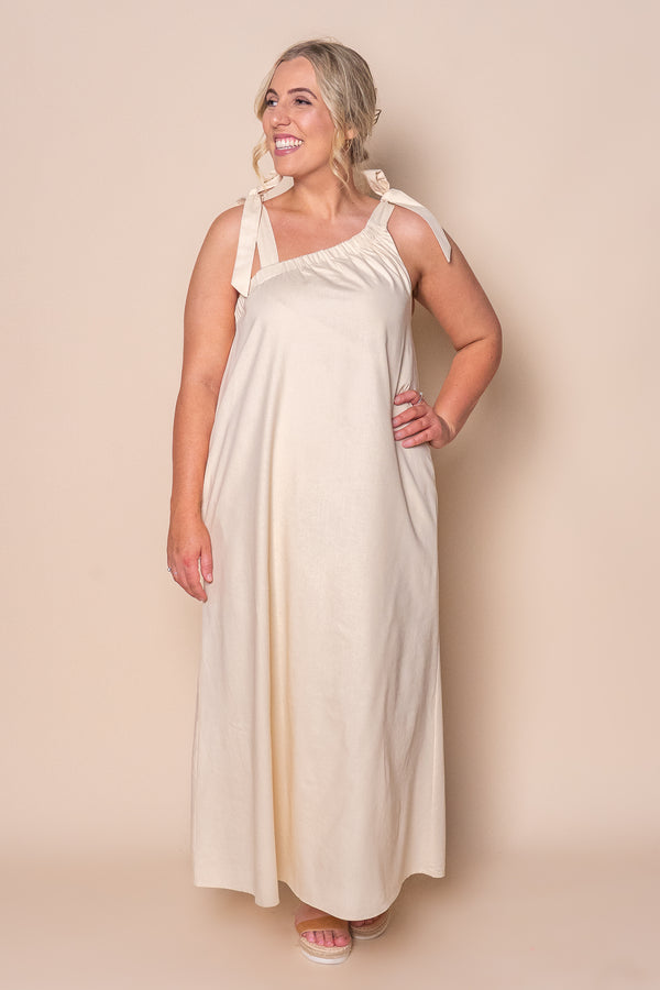 Lily Maxi Dress in Butter - Silent Theory