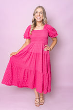 Eloise Dress in Hot Pink