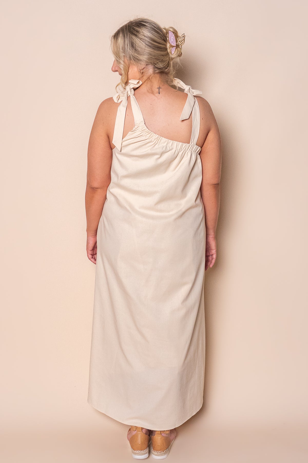 Lily Maxi Dress in Butter - Silent Theory