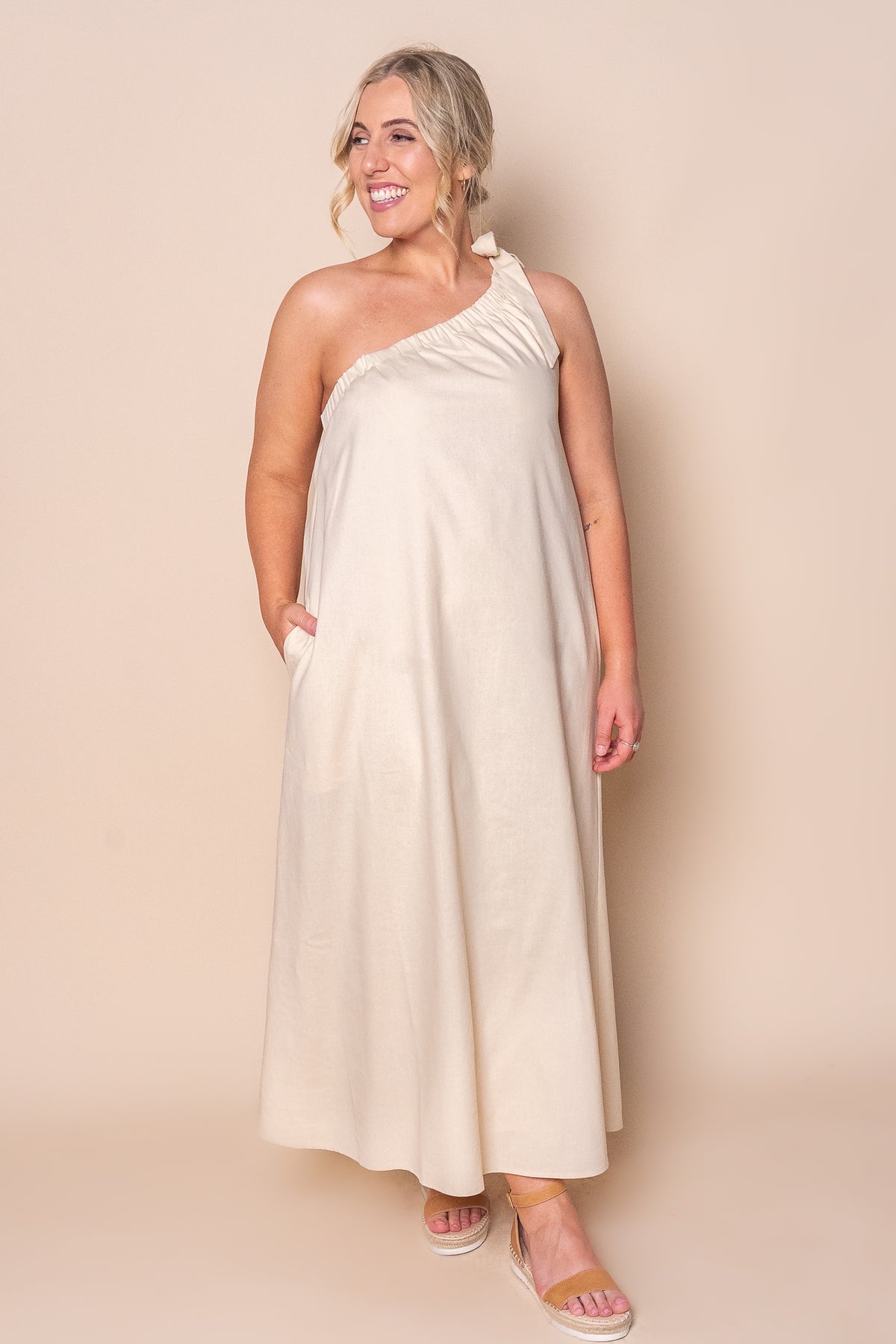 Lily Maxi Dress in Butter - Silent Theory