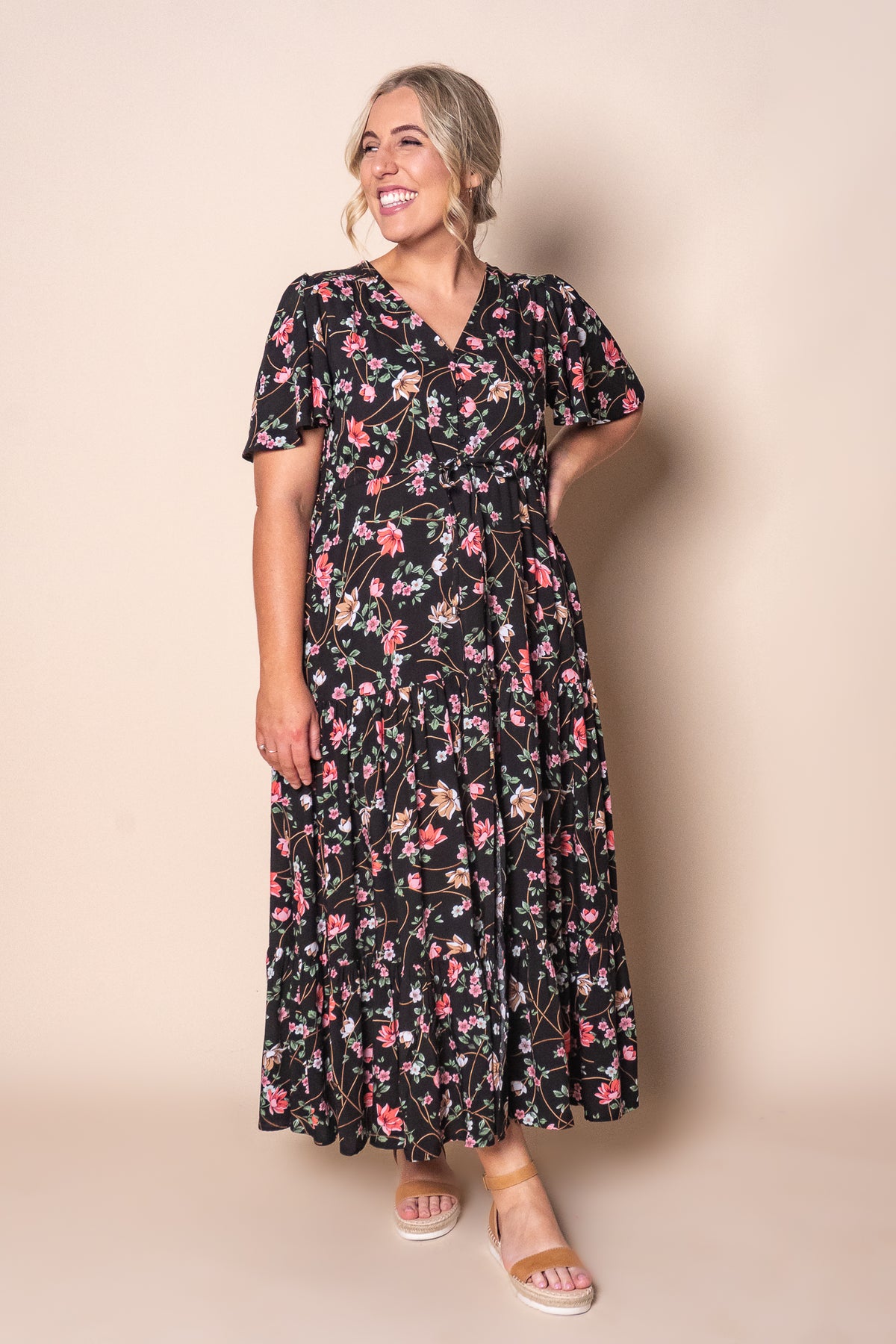 Tahlia Maxi Dress in Black