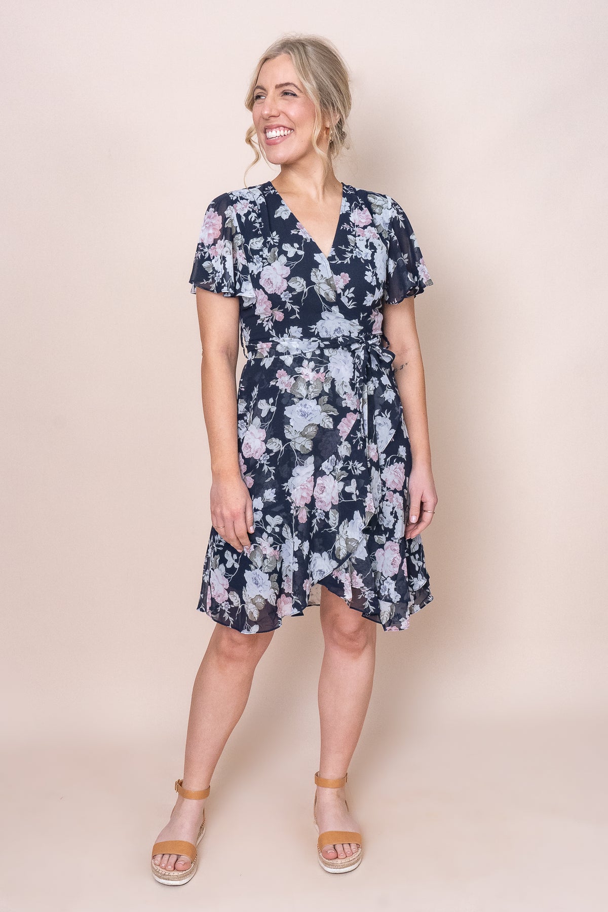 Willoughby Dress in Navy