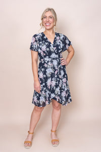 Willoughby Dress in Navy