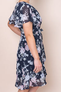 Willoughby Dress in Navy