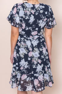 Willoughby Dress in Navy