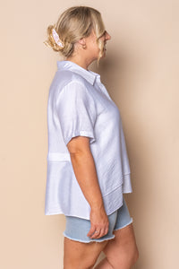 Wendy Layered Shirt in White