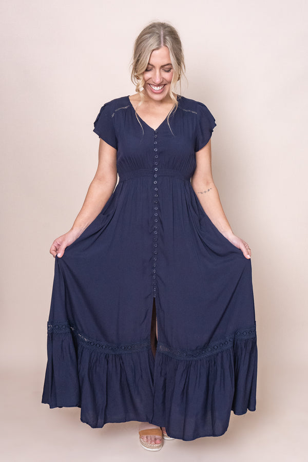 Fernie Dress in Navy