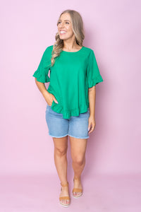 Bo Top in Emerald