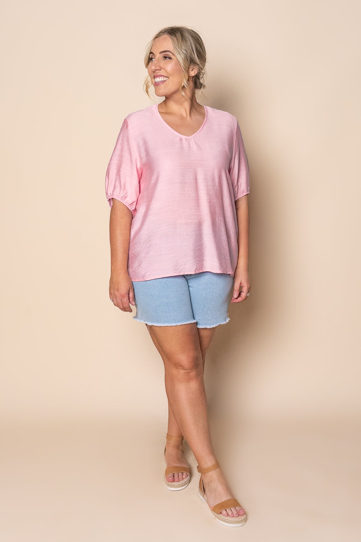 Quenby Top in Pink