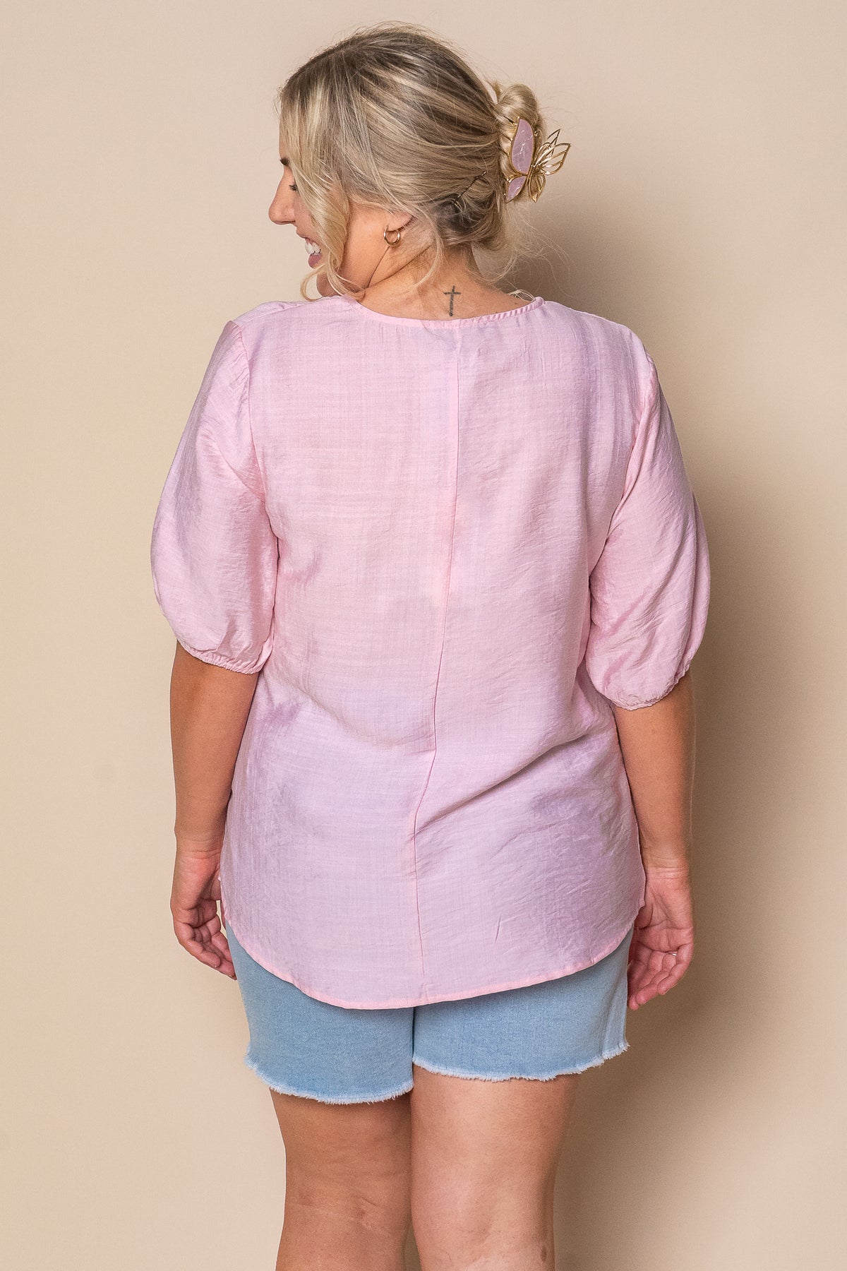 Quenby Top in Pink