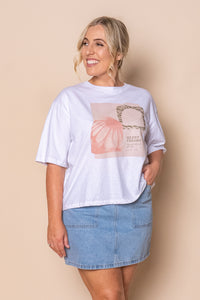 Tranquility Tee in White - Silent Theory